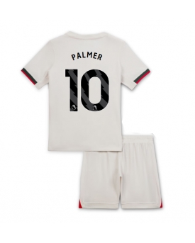 Billige Fotballdrakt Chelsea Cole Palmer #10 Replika Bortedraktsett Barn 2025-26 Kortermet (med bukser)